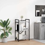 vidaXL Étagère Gris Sonoma 56 x 34 x 96 cm Bois d'ingénierie