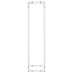 vidaXL Portant de bois chauffage blanc 25x25x100 cm