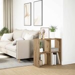 vidaXL Étagère séparatrice de pièce chêne artisanal 69 5x29x69 5 cm