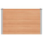 vidaXL Jardinière surélevée Marron 150 x 50 x 91 cm WPC et Aluminium