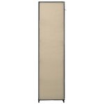 vidaXL Garde-robes pliables 2 Pièces Crème 110x45x175 cm Tissu