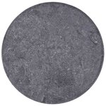 vidaXL Dessus de table Gris Ø50x2 5 cm Marbre