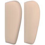 vidaXL Tête de lit avec oreilles Cappuccino 183x23x78/88 cm Similicuir