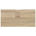 vidaXL Ensemble de mobilier de salle de bain 4 Pièces Chêne Sonoma