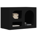 vidaXL Meuble TV Noir 60 x 35 x 40 cm Bois d'ingénierie