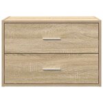 vidaXL Armoire avec 2 tiroirs chêne sonoma 60x31x40 cm bois ingénierie