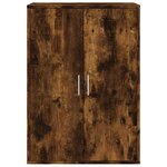 vidaXL Buffet chêne fumé 60x31x84 cm bois d'ingénierie