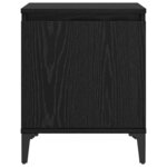 vidaXL Cabinet de chevet Chêne noir 40 x 30 x 50 cm Bois d'ingénierie