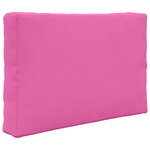 vidaXL Coussin de canapé d'extérieur 3 Pièces Rose Polyester