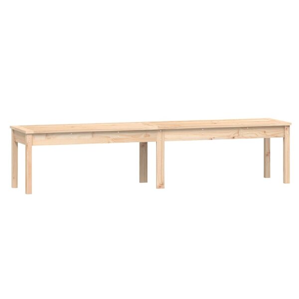 vidaXL Banc de jardin à 2 places 203 5x44x45 cm bois massif de pin