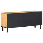 vidaXL Meuble TV marron 105x33x46 cm Bois massif de manguier