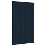 vidaXL Panneaux de toiture 36 Pièces Acier galvanisé Anthracite 80x45 cm