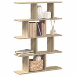 vidaXL Étagère cube murale 12 compartiments chêne sonoma