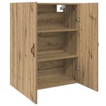 vidaXL Meuble mural Marron 69 5 x 34 x 90 cm Bois d'ingénierie
