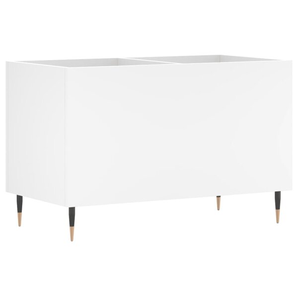 vidaXL Armoire à disques blanc 74 5x38x48 cm bois d'ingénierie