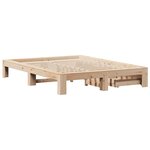 vidaXL Cadre de lit sans matelas 150x200 cm bois de pin massif