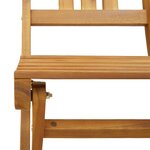vidaXL Chaises de bistrot d'extérieur 8 Pièces Naturel 40 x 42 x 85 cm