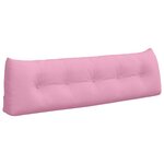 vidaXL Coussin de Dos Rose 160 x 24 x 50 cm tissu