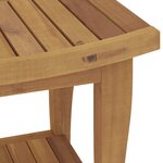 vidaXL Table d'appoint de salle de bain 50x35x45cm bois de teck solide