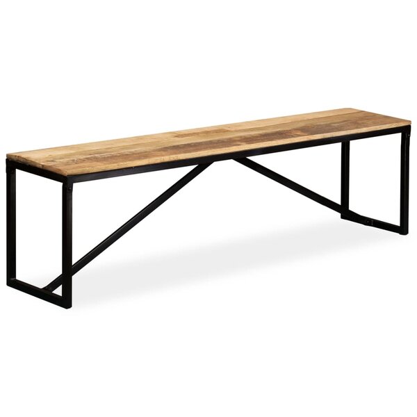 vidaXL Banc Bois de manguier massif 160x35x45 cm