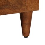 vidaXL Cabinet de chevet 2 Pièces Marron 40 x 33 x 46 cm
