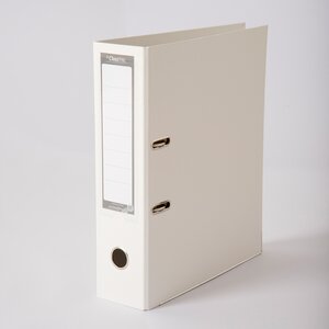 Lot de 5 classeurs a4 class'hic blanc haut de gamme - dos 8 cm - marque enveloppebulle