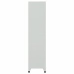 vidaXL Armoire à casier avec 6 compartiments Acier 90x45x180 cm Gris
