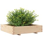 vidaXL Jardinière 110x110x26 5 cm bois de pin massif