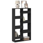 vidaXL Bibliothèque noir 100x33x175 cm bois d'ingénierie
