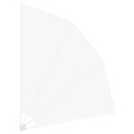 vidaXL Écran de confidentialité pour balcon Blanc 210 x 210 cm tissu