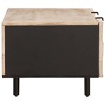 vidaXL Table basse Blanc 100 x 54 x 40 cm Bois de mangue massif