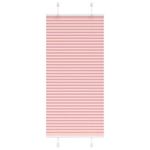 vidaXL Store plissé rose 55x150 cm largeur du tissu 54 4 cm polyester