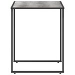 vidaXL Table de Jardin Gris 100 x 55 x 70 cm Acier et DPC