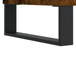 vidaXL Table basse chêne fumé 55x55x36 5 cm bois d'ingénierie