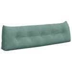 vidaXL Coussin de Dos Vert Mer 160 x 24 x 50 cm Velours