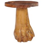 vidaXL Table basse 40x40 cm Bois de teck massif
