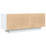 vidaXL Meuble TV Blanc 100x35x40 cm Bois d'ingénierie