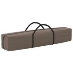 vidaXL Tente de réception pliable Taupe 3x3 m