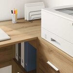 vidaXL Bureau chêne artisanal 102 x 50 x 75 cm Bois d'ingénierie