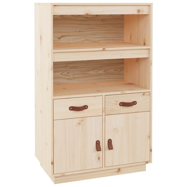 vidaXL Buffet haut 67x40x108 5 cm Bois massif de pin