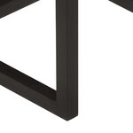 vidaXL Tables basses gigognes 3 Pièces bois massif de manguier et fer