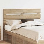 vidaXL Tête de lit Chêne Sonoma 150 cm Bois d'ingénierie