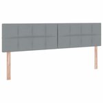 vidaXL Lit de Rangement Gris clair 200 x 200 cm Cuir synthétique