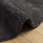 vidaXL Tapis "HUARTE" en poil court  doux et lavable anthracite 80x150 cm