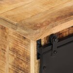 vidaXL Buffet 80x30x55 cm bois de manguier brut massif