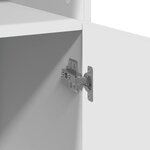 vidaXL Buffet haut blanc 80x42 5x185 cm bois d'ingénierie