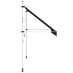 vidaXL Auvent manuel rétractable 350 cm Anthracite