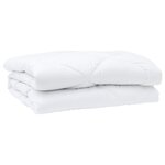 vidaXL Couettes & Duvets Blanc 240 x 220 cm Microfibre