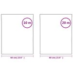vidaXL Films pour fenêtre 3 Pièces dépoli motif arc-en-ciel 3D PVC