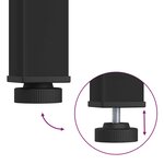 vidaXL Table basse Chêne noir 60 x 30 x 36 cm Bois d'ingénierie